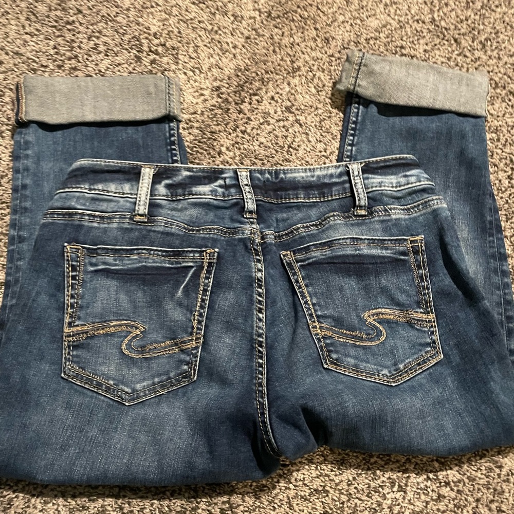 Silver jeans capris